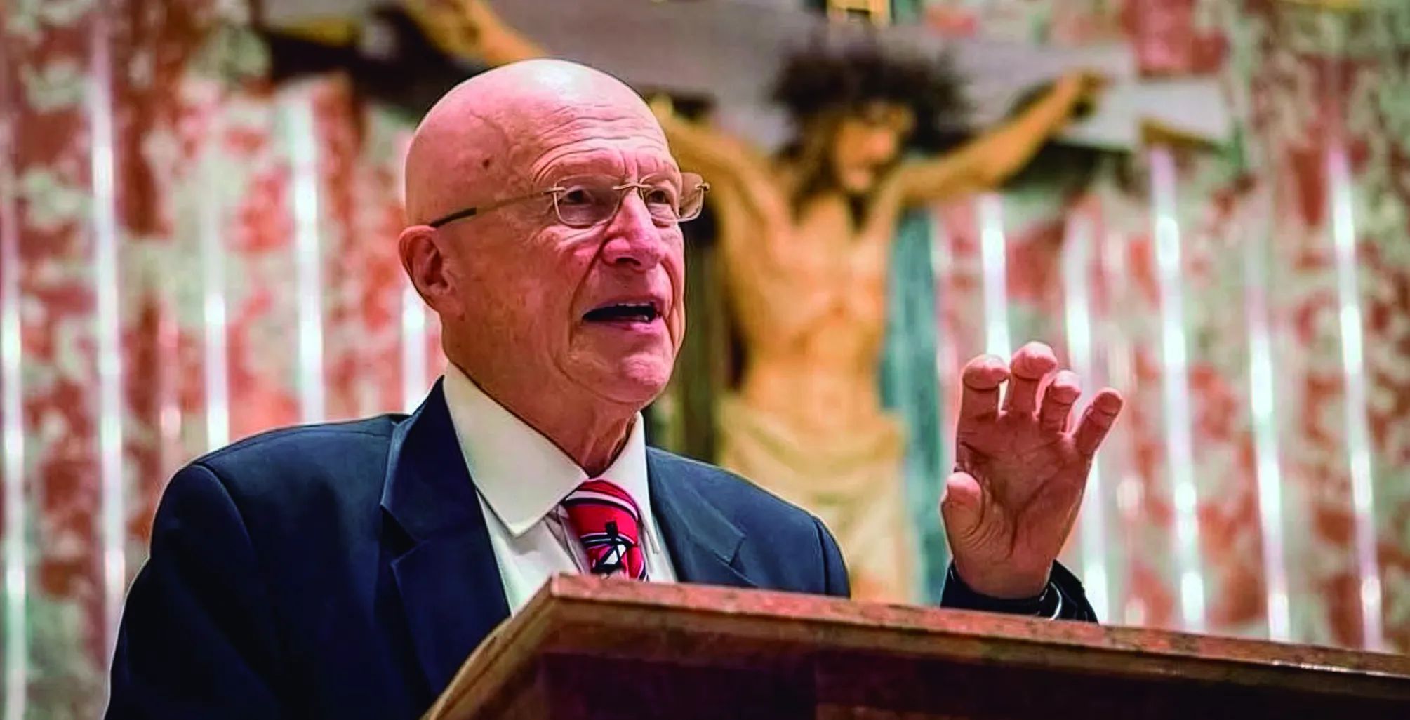 Peter diante do maravilhoso católico