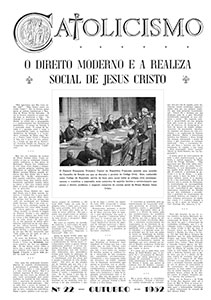 Catolicismo nº 22 — outubro de 1952
