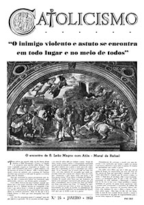 Catolicismo nº 25 — janeiro de 1953