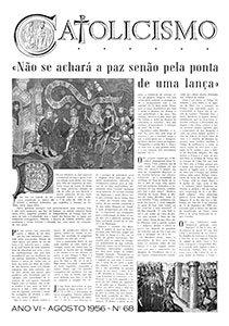 Catolicismo nº 68 — agosto de 1956
