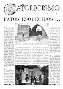 Catolicismo nº 98 — fevereiro de 1959
