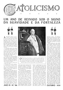 Catolicismo nº 106 — outubro de 1959